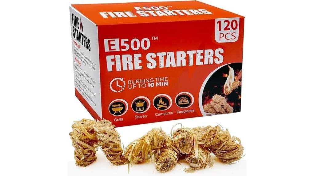 natural pine firestarter 120 pack