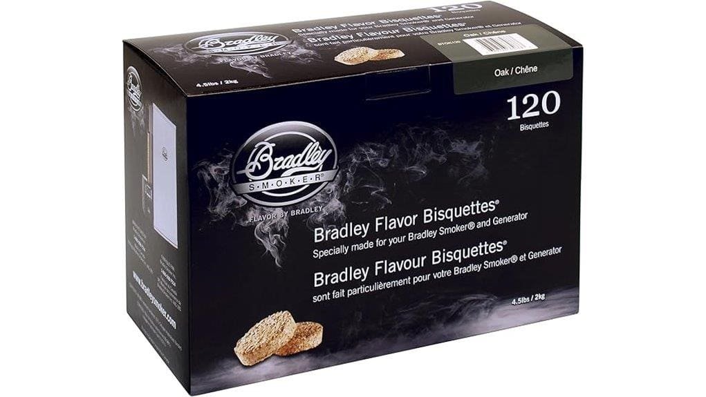 oak blend smoker bisquettes pack