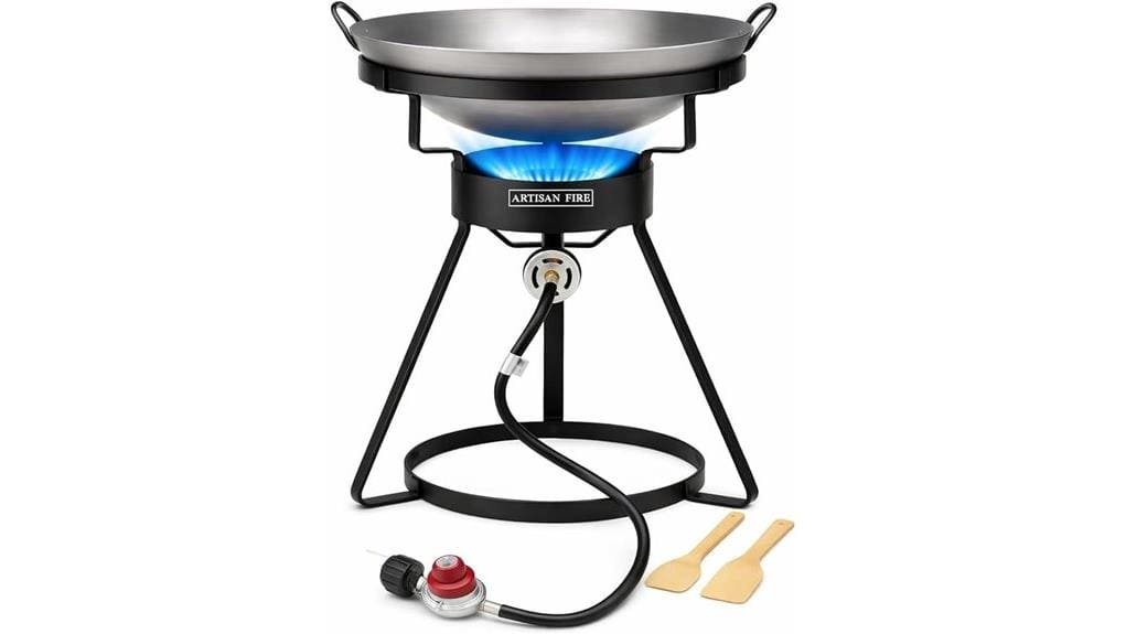 outdoor iron wok stove
