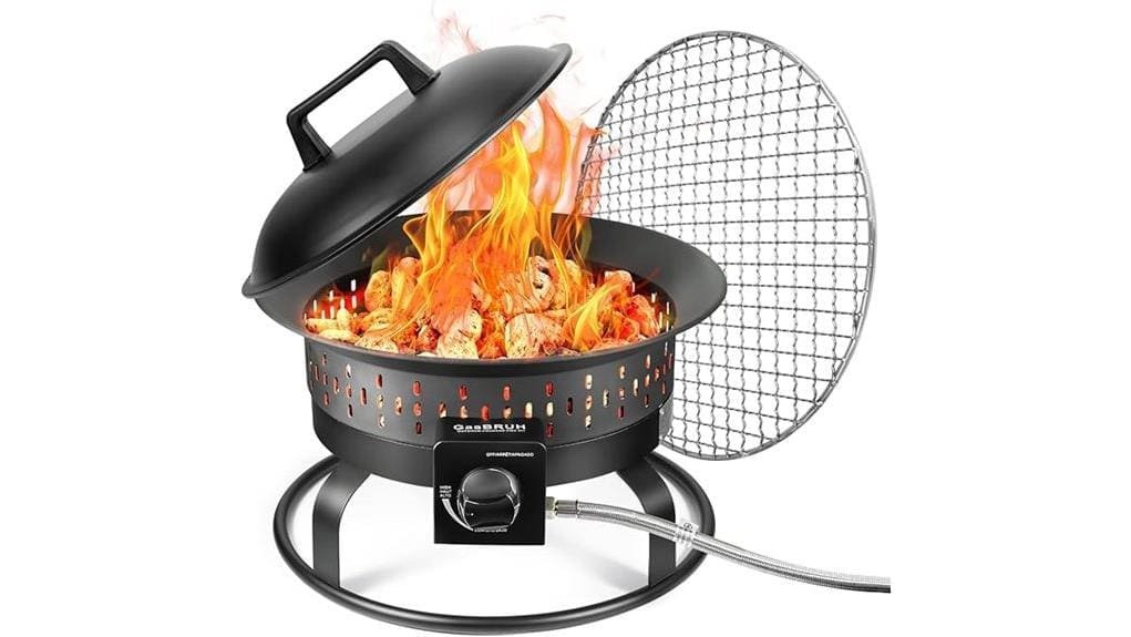 portable 19 inch propane firepit portable 19 inch propane firepit