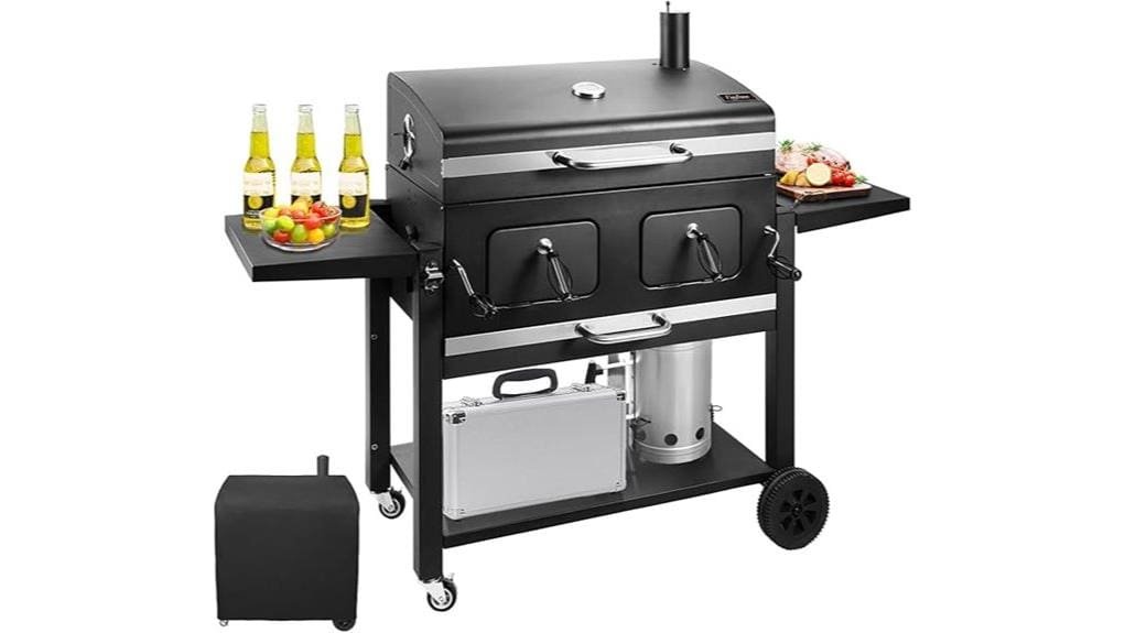 portable backyard charcoal grill