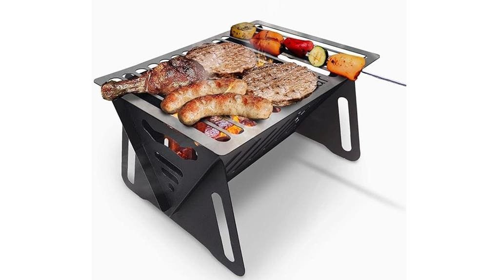 portable charcoal smoker grill