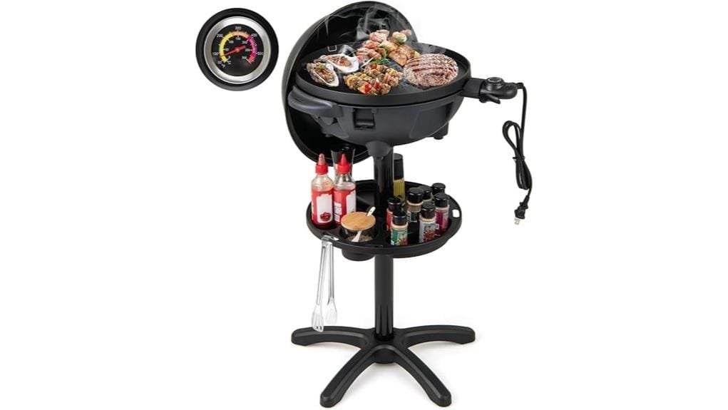 portable compact nonstick grilling