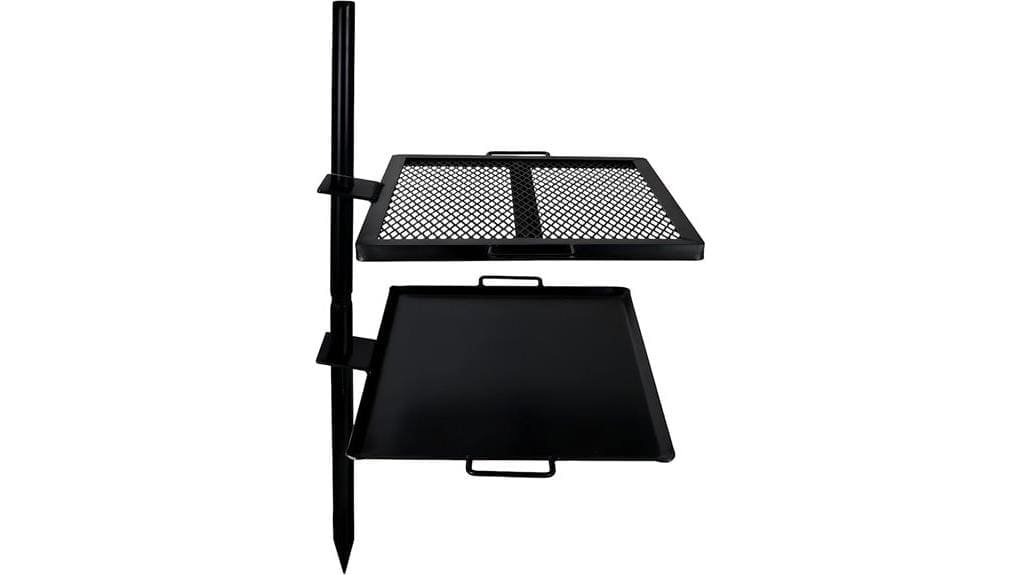 portable grill with lid