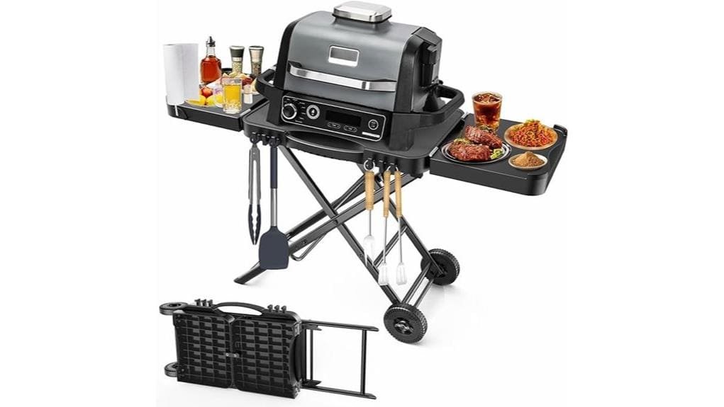 portable indoor grill stand