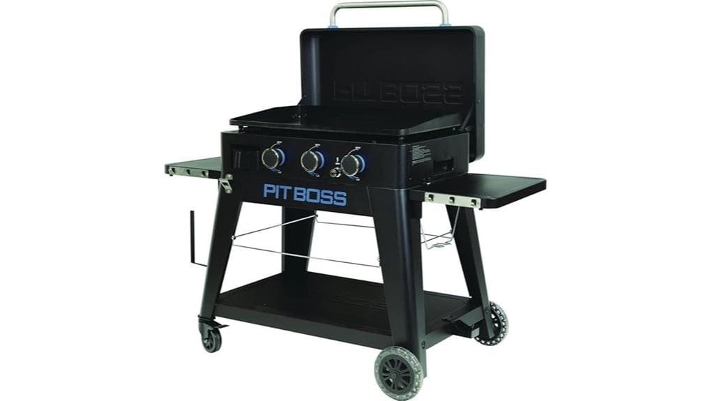 portable outdoor propane griddle