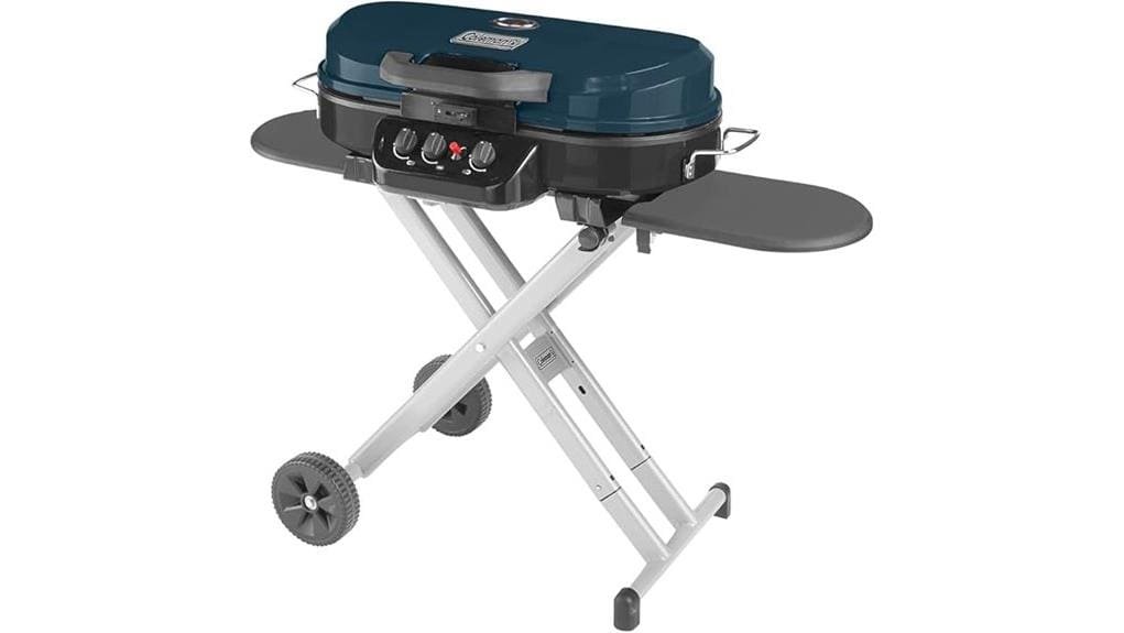 portable propane stand up grill