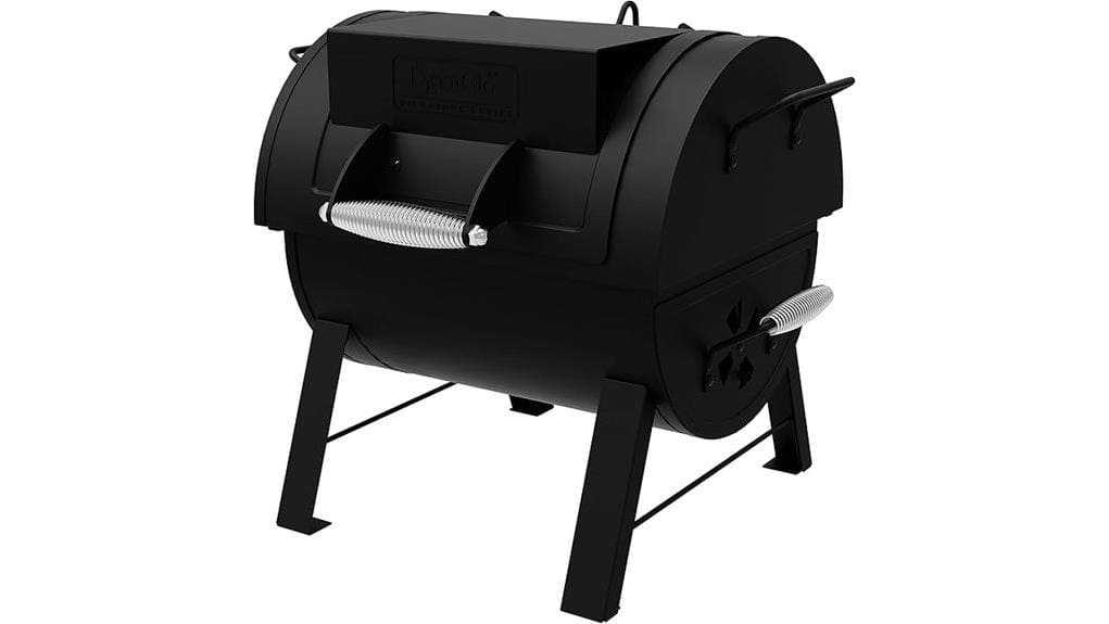 portable tabletop charcoal grill