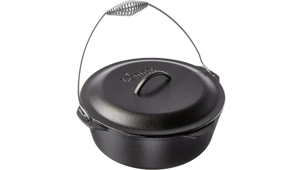 pre seasoned 9 quart cast iron