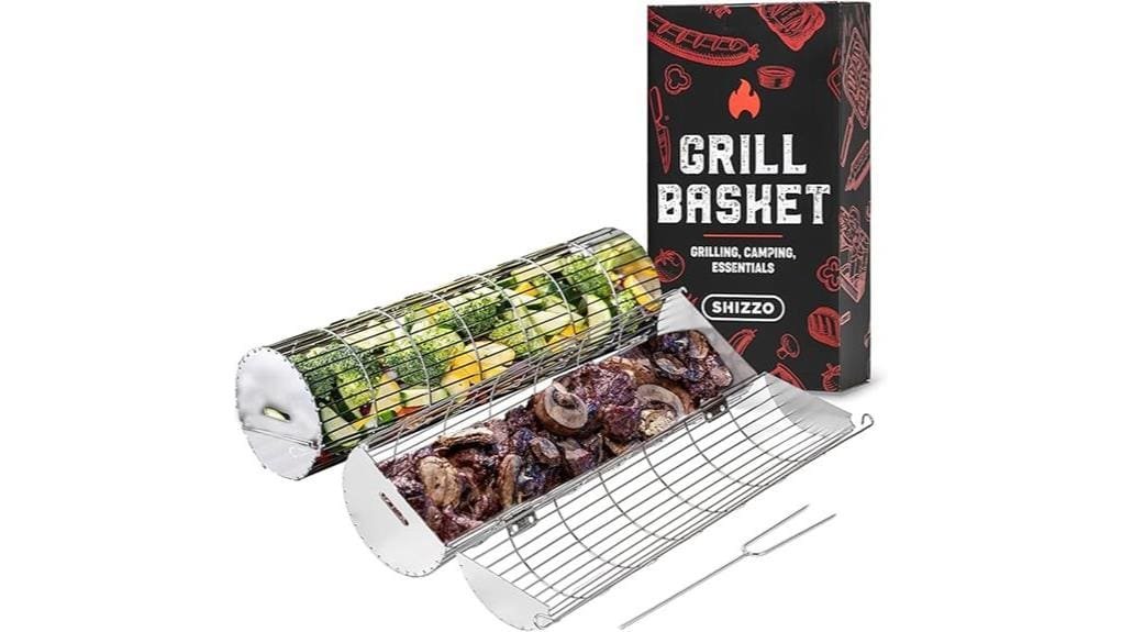 rolling grill basket redesign