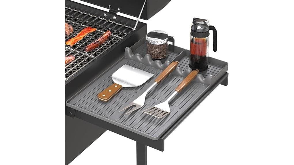 silicone griddle tool mat