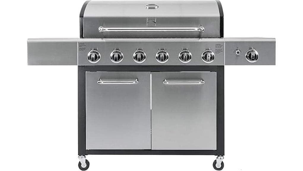 six burner propane backyard powerhouse