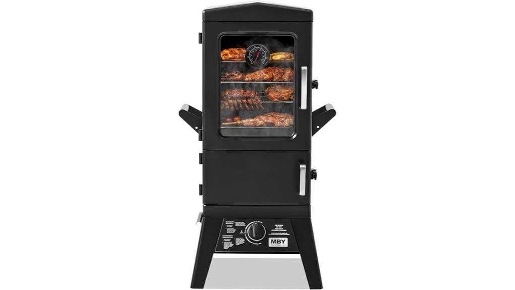 spacious vertical propane smoker