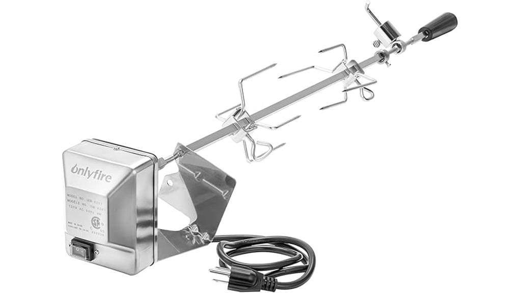 stainless steel bbq rotisserie