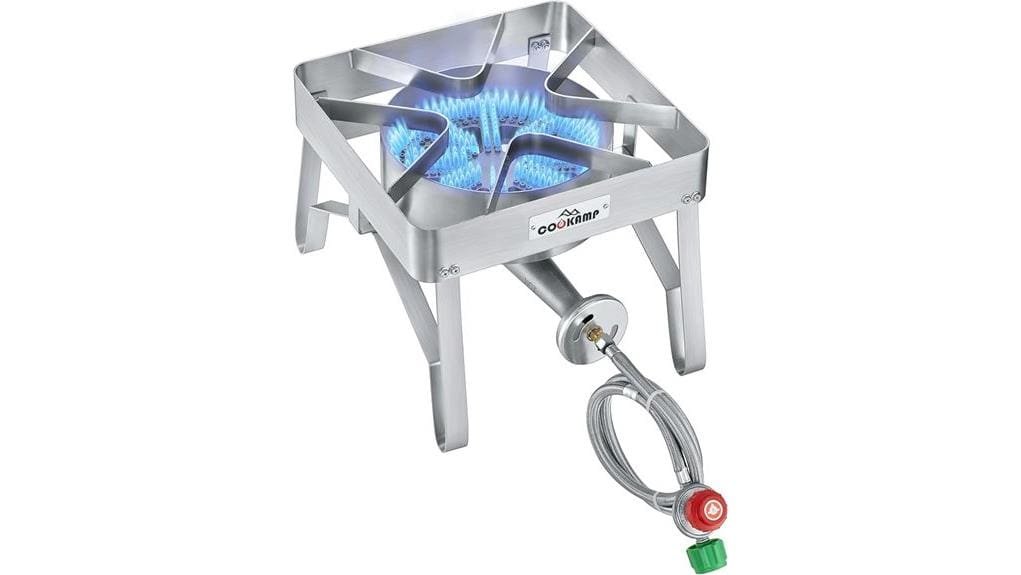 stainless steel propane stove
