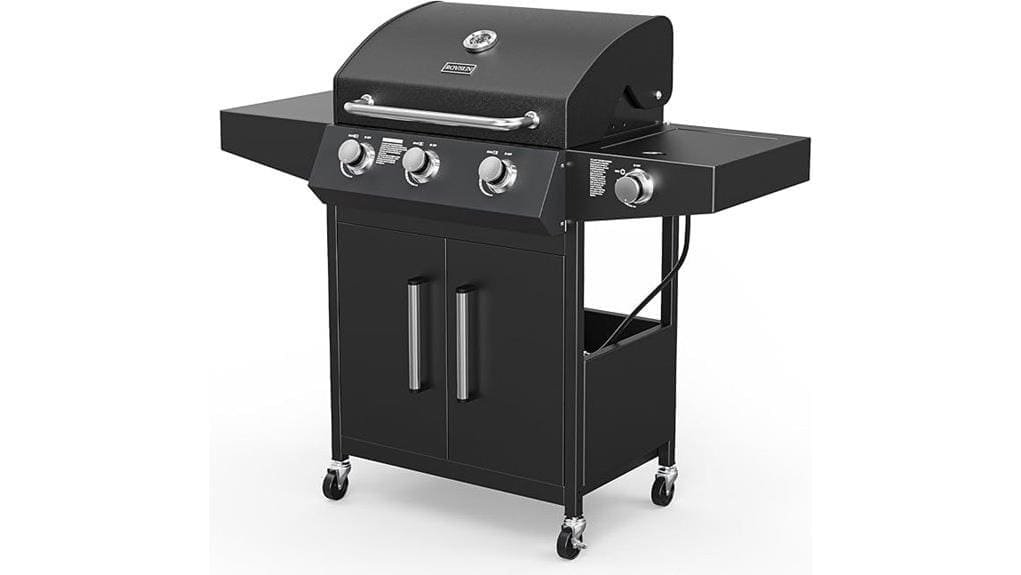 three burner propane grilling review